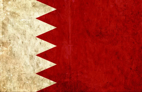 Grungy paper flag of Bahrain — Stock Photo, Image