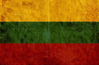 Litvanya'nın eski kağıt bayrak
