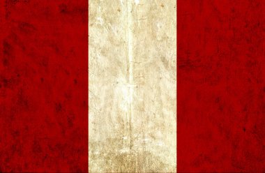 Peru'nun eski kağıt bayrak
