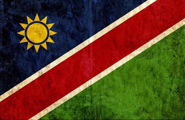 Grungy papper flagga Namibia — Stockfoto