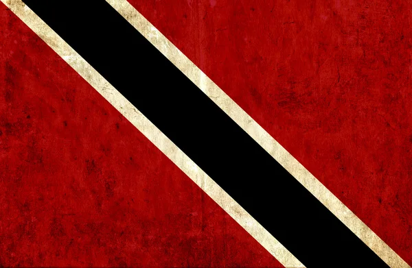 Bandeira de papel grungy de Trinidad e Tobago — Fotografia de Stock