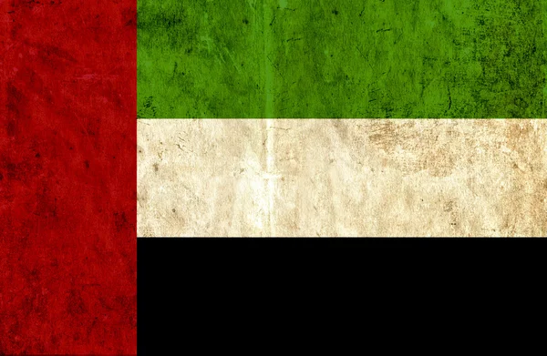 Grungy paper flag of United Arab Emirates — Stock Photo, Image