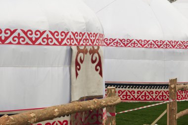 Yurt - Nomad'ın çadır Kazakistan ve Kırgızistan halkların Ulusal konut olduğunu