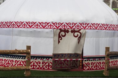 Yurt - Nomad'ın çadır Kazakistan ve Kırgızistan halkların Ulusal konut olduğunu