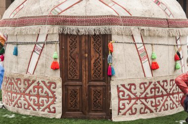 Yurt - Nomad'ın çadır Kazakistan ve Kırgızistan halkların Ulusal konut olduğunu