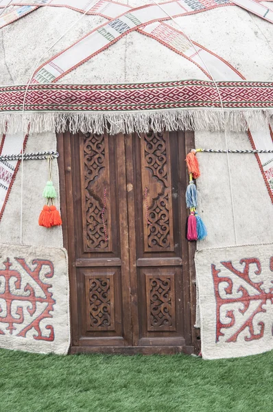 Yurt - Nomad'ın çadır Kazakistan ve Kırgızistan halkların Ulusal konut olduğunu