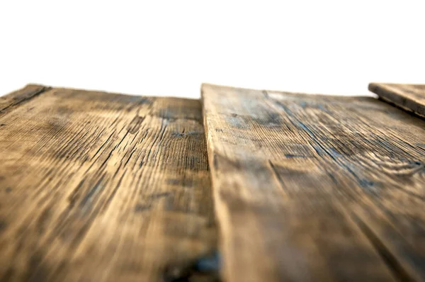 Vintage Braune Holzplanken Textur Shabby Chic Hintergrund Für Food Fotografie — Stockfoto