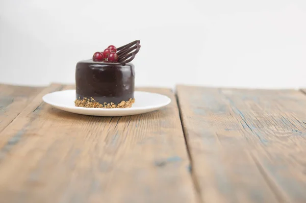 Смачний Шоколадний Торт Столі — стокове фото