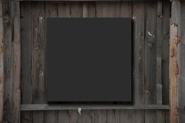 Tafel Auf Holzgrund Mit Platz Für Text — Stockfoto