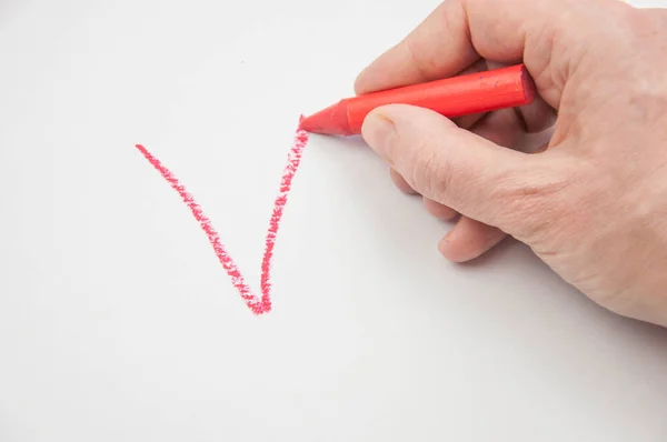 Vrouwelijke Handtekening Vinkje Blank Wit Papier Gesneden Afbeelding Van Handschrift — Stockfoto