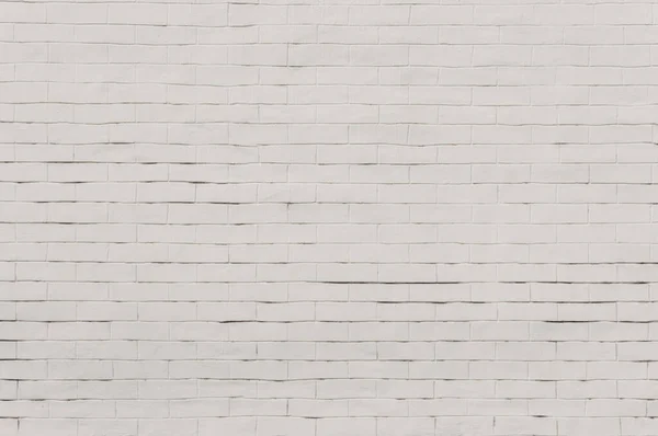 White Brick Wall Used Background — Stock Photo, Image