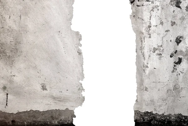 Czarno Białe Pęknięte Ściany Tekstury — Zdjęcie stockowe