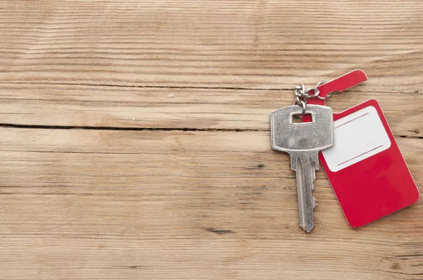 Key with blank label — Stock Photo, Image