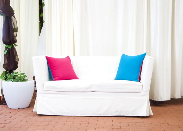 White sofa — Stock Photo, Image