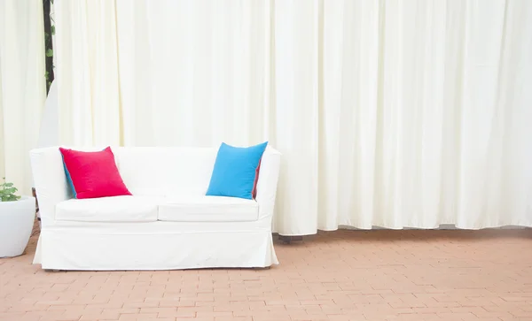 White sofa — Stock Photo, Image