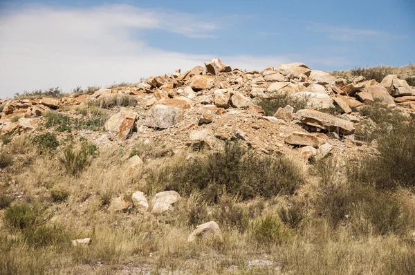 Landscape of the rock under the blue sky — Stock Photo, Image