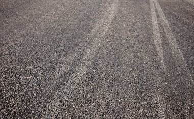 Asfalt doku detaylı asfalt yakın çekim, kopya alanı desen