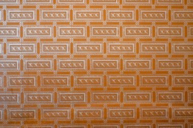 Duvardaki eski duvar kağıdı. Doku veya arkaplan için eski duvar kağıdı.