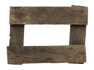 Grungy boş çerçeve. Çok rustik.