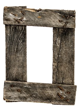 Grungy boş çerçeve. Çok rustik.