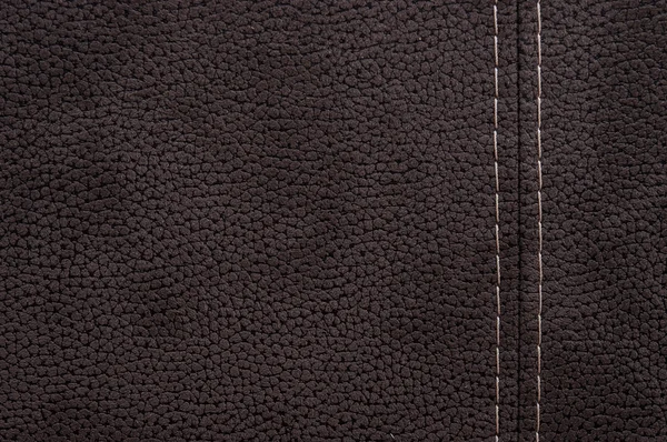Textura couro marrom — Fotografia de Stock