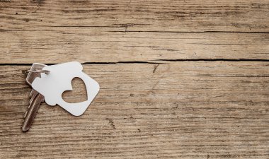 etiket ev ile anahtar