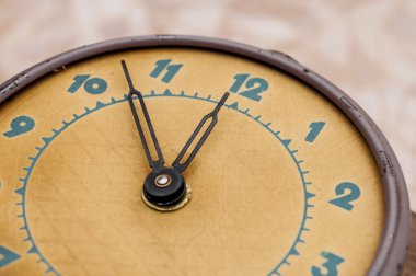 Vintage çalar saat yakın çekim