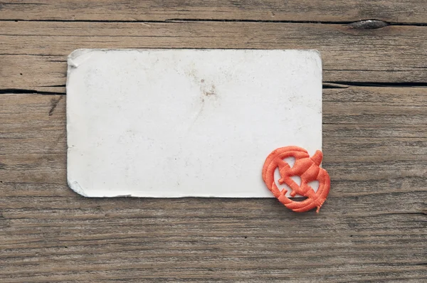 Halloween pumpkin on wood — Stock Photo, Image