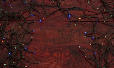 Noel ışığı arka planı