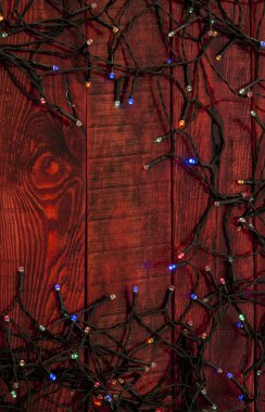 Noel ışığı arka planı