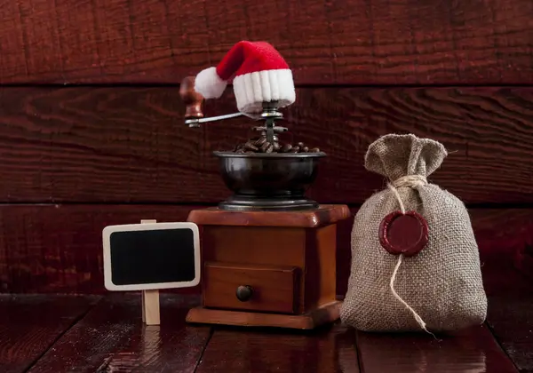 Kerstmis koffiebonen — Stockfoto