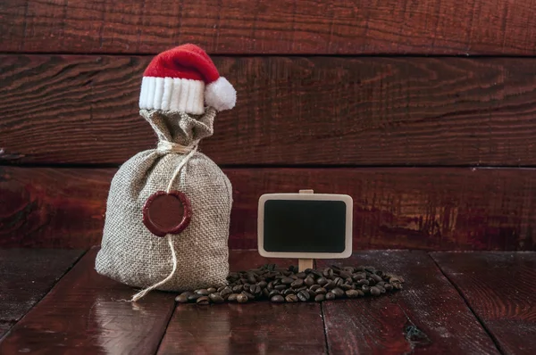 Christmas kaffebönor — Stockfoto