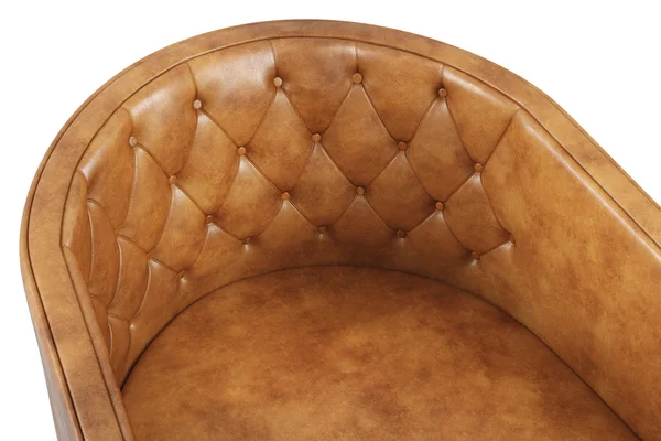 Close-up of leather armchair — Stock Photo, Image