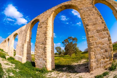 Kamares Aqueduct, Larnaca, Cyprus clipart