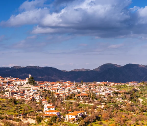 Lefkara, na południowych stokach gór Troodos. Larnac — Zdjęcie stockowe