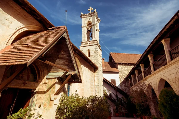 Chrysoroyiatissa, kloster tillägnat vår fru av gyllene — Stockfoto