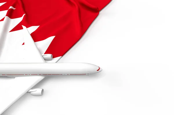 Avion Passagers Drapeau Qatar Illustration — Photo