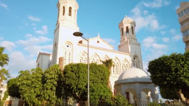 Catedral Ayia Napa Limassol Chipre — Vídeos de Stock