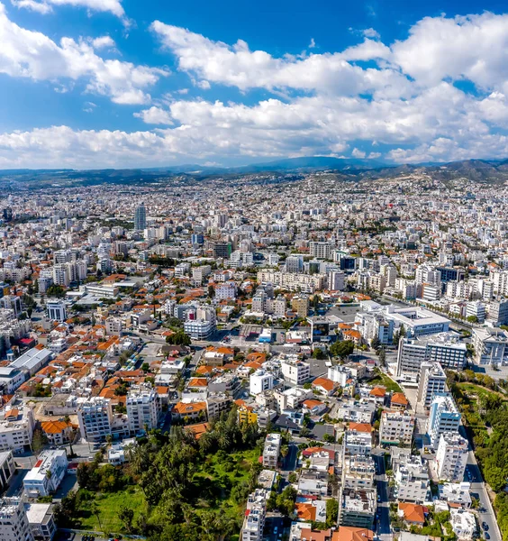 Luftaufnahme Der Innenstadt Von Limassol Zypern — Stockfoto