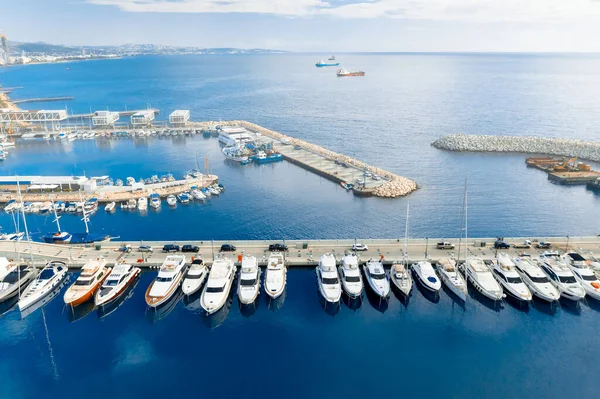 Boote Und Yachten Alten Hafen Und Yachthafen Von Limassol — Stockfoto