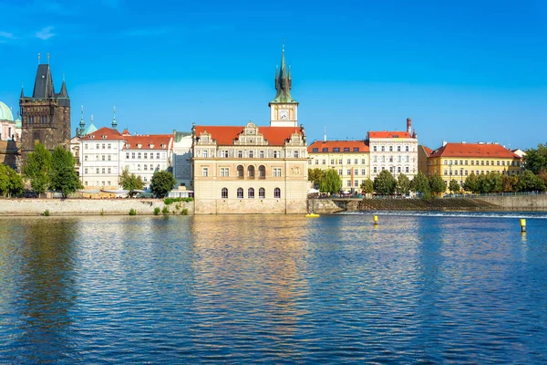 Bedrich Smeatana Müzesi Vltava Nehrinin Sağ Kıyısında Prag Eski Kenti — Stok fotoğraf