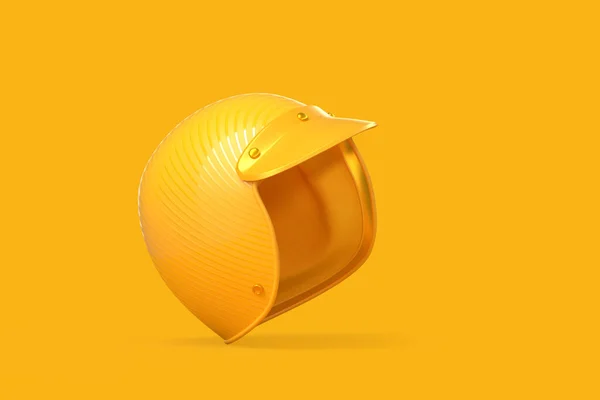 Casque Moto Jaune Illustration — Photo