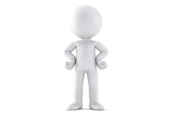 Confident Guy Illustration Isolated White Background — Stock Photo, Image