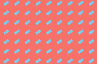 Tıbbi maske desenli arka plan. 3B Hazırlama