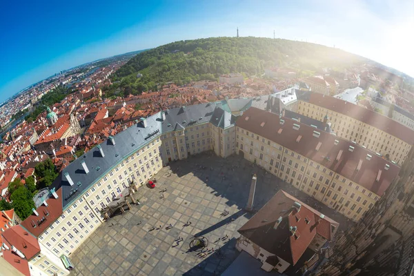 Prague Cityscape Seen Saint Vitus Cathedral Czech Republic — Stock Photo, Image