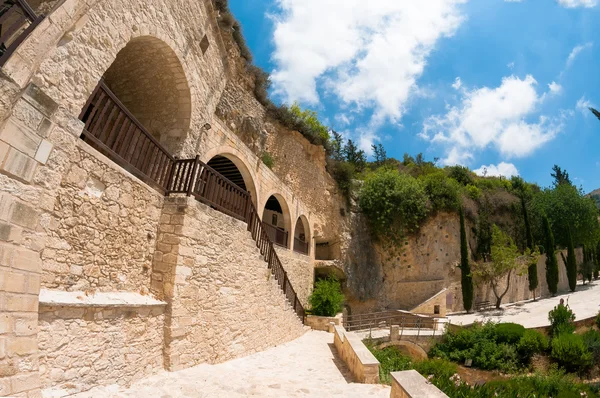 Het klooster van Saint Neophytos. Paphos district. Cyprus — Stockfoto