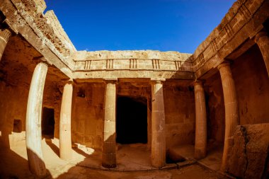 Mezarlar kralların - etkileyici antik mezarlar. Paphos Distr