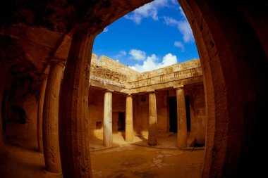 Kralların, ünlü bir turizm mezarlar. Pafos Soka