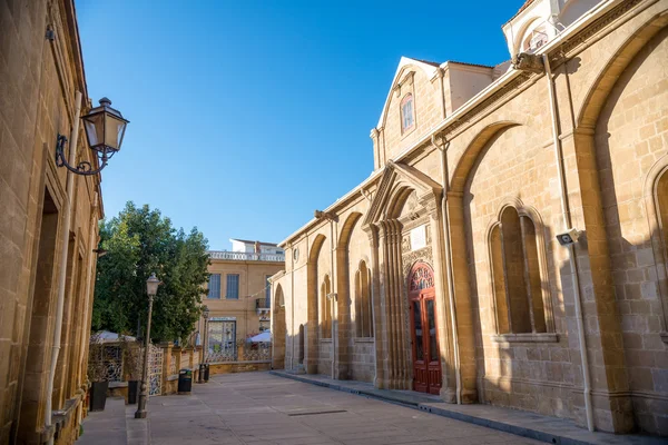 Vista su Piazza Faneromeni. Nicosia, Cipro — Foto Stock