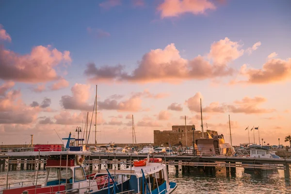 Středověký hrad Paphos. Kypr — Stock fotografie